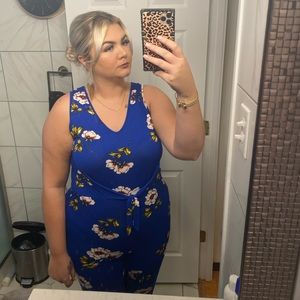BLUE FLOWER JUMPSUIT